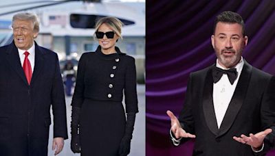 Jimmy Kimmel Mocks Donald Trump for Wishing Melania a Happy Birthday 'Outside the Courtroom Where You're...