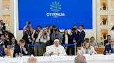 Pope Francis becomes first pontiff to address a G7 summit, raising alarm about AI. The G7 responds