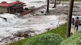 Massive waves flood Santa Cruz as storm surges across California coast