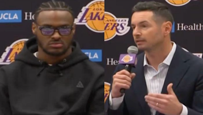 JJ Redick Sends Four-Word Message To Bronny James Critics At Lakers Press Conference