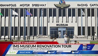 Where is Sherman? IMS Museum Renovation Tour at Indianapolis Motor Speedway