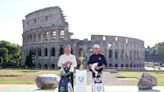 Captains Zach Johnson, Luke Donald meet Pope Francis at the Vatican, give him a replica Ryder Cup