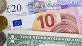 Pound and euro fall against dollar as economic data warns of recession