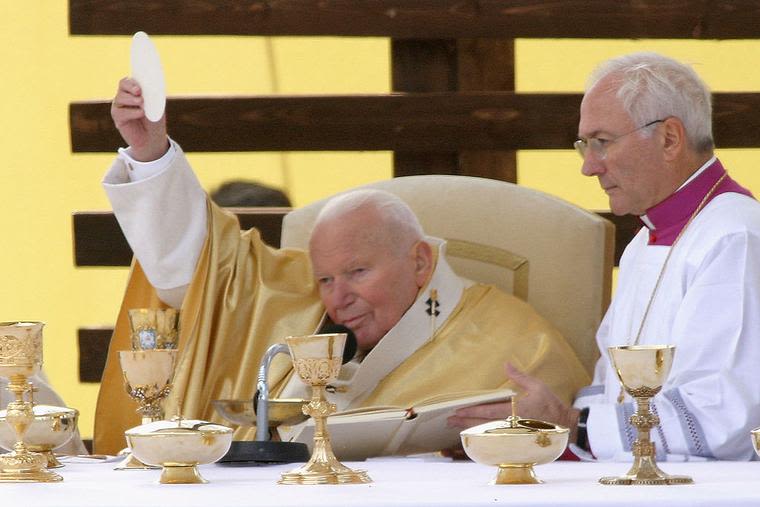 Pope St. John Paul and the Eucharist Inextricably Linked