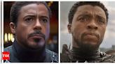 Robert Downey Jr TROLLED over MCU return as Doctor Doom; face morphed on Chadwick Boseman's Black Panther and other Avengers - WATCH | - Times of India