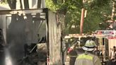 Fire tears through box truck in Arlington after explosion inside vehicle - Boston News, Weather, Sports | WHDH 7News