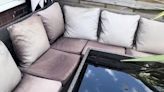 I hated my sun-bleached garden sofa cushions so transformed them on a budget