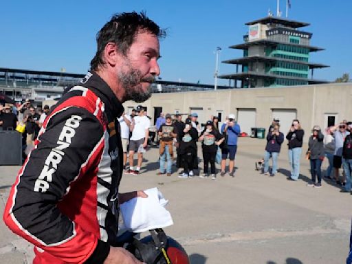 Keanu Reeves makes professional auto racing debut at Indianapolis Motor Speedway