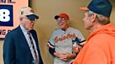 Orioles owner David Rubenstein, as unassuming as a billionaire can be, mingles with fans at his debut