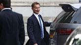Jeremy Hunt takes on his biggest role yet as UK finance minister