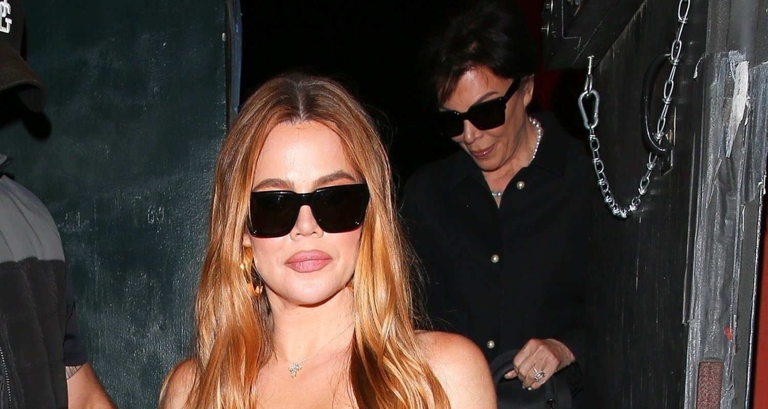 Khloe Kardashian & Kris Jenner Step Out to Support Close Friend Ellen DeGeneres at Comedy Show in L.A.