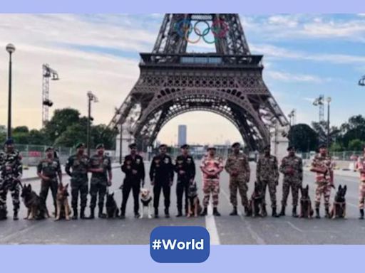 Watch: Indian special forces' K9 squad makes historic debut in Paris Olympics security