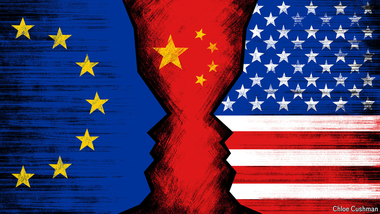 China unites America and Europe in alarm