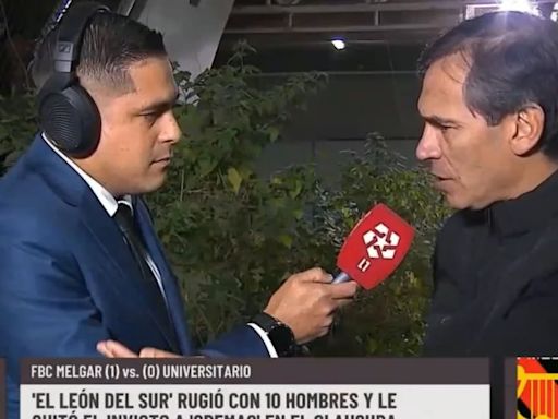 Fabián Bustos protagonizó acalorada discusión con periodistas de L1 Max por opiniones contra Universitario: “Van a decir que soy llorón”