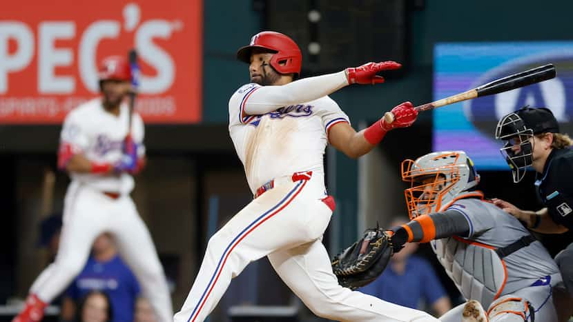 Texas Rangers send Ezequiel Duran to minors, recall outfielder Derek Hill from Triple-A