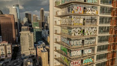 Downtown Los Angeles' Infamous Graffiti Towers Put Up For Sale
