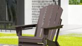 Save $140 on This Weather-Resistant Folding Adirondack Chair From Walmart When You Shop Today