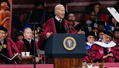 Biden tells pro-Gaza student protesters their ‘voices should be heard’ during Morehouse commencement speech