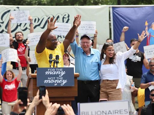 The progressive left digs in for besieged New York Rep. Jamaal Bowman in Democratic primary clash