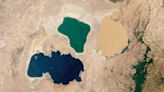 Earth from space: Trio of multicolor lakes look otherworldly in Africa's Great Rift Valley