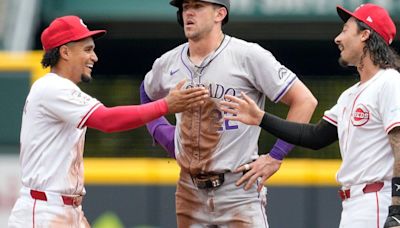 Hunter Greene, Reds cruise past Colorado in series finale | Rockies Rewind