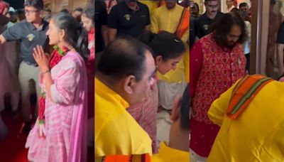 Nita Ambani’s ‘Choti Bahu’ Radhika Merchant Receives Grand Griha Pravesh in Jamnagar, Anant Ambani Gets Emotional – Watch