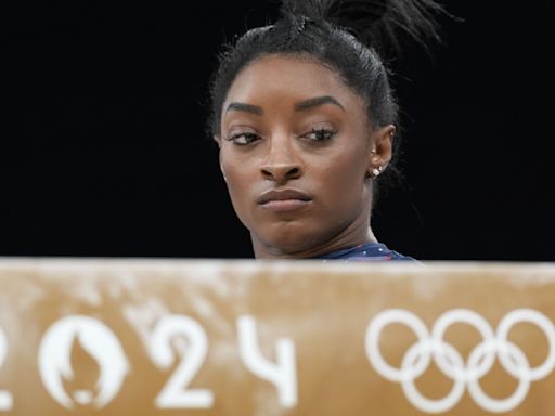 Why gymnast Simone Biles crawled before nailing her vault at the Paris Olympics