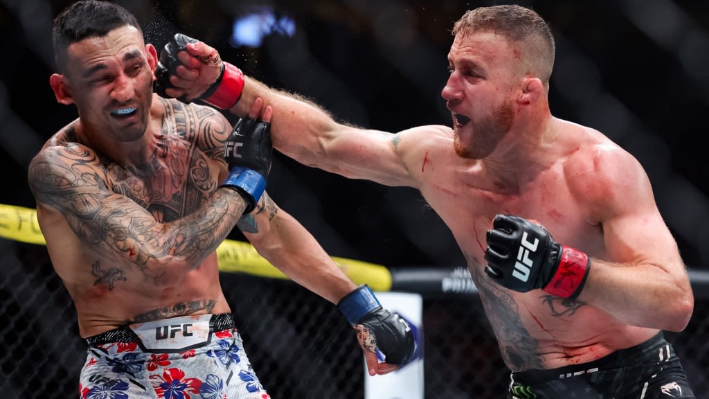 'That's some bullsh*t': Max Holloway believes Justin Gaethje deserves credit for first UFC career knockdown