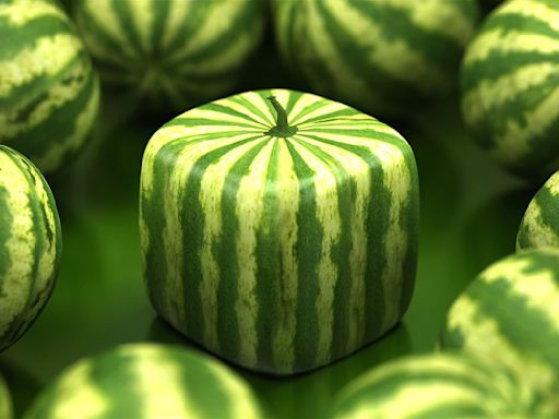 The Ridiculously Expensive Square Watermelons Only Found In Japan