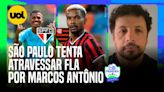 São Paulo ainda quer Thiago Mendes e pode atravessar Flamengo por Marcos Antônio, diz André Hernan