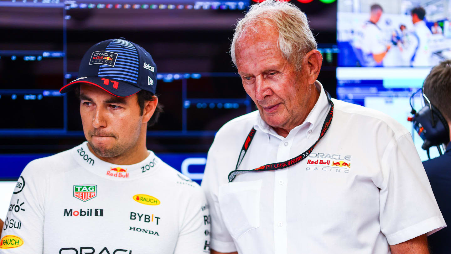 F1 News: Helmut Marko Slams Sergio Perez - 'He Completely Collapsed' During Belgian Grand Prix
