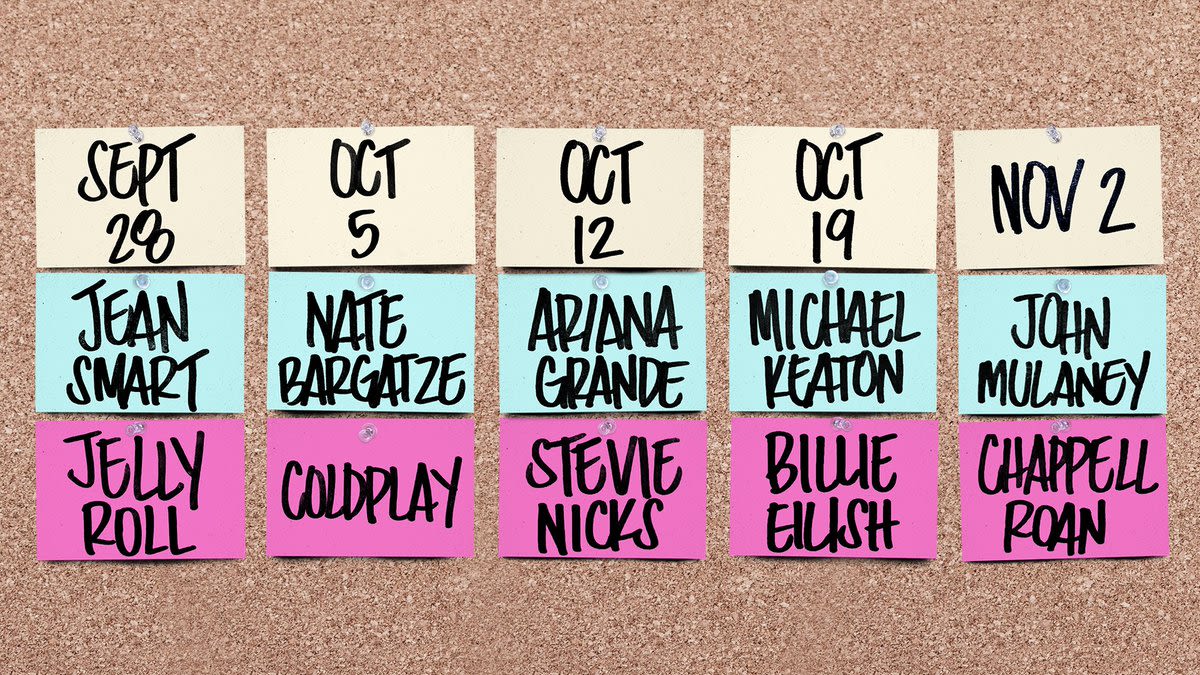 Chappell Roan, Stevie Nicks, Billie Eilish, Coldplay, & Jelly Roll Will All Play 'SNL' This Fall