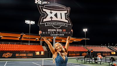 A Big 12 tennis title. A prom dress. Oklahoma State's Chris Young, family enjoyed it all.