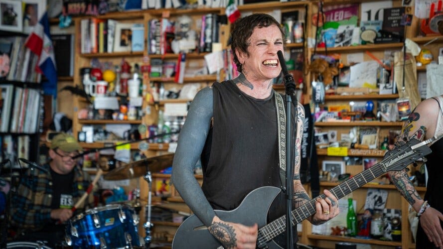 Florida's Laura Jane Grace brings punk-rock fire to Tiny Desk Concerts