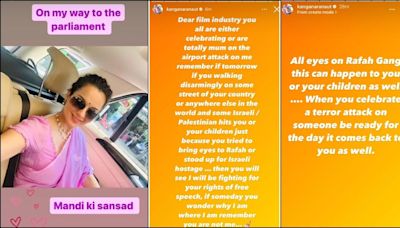 'Film industry you all are celebrating..': Kangana Ranaut slams Bollywood after airport attack on her; deletes post later