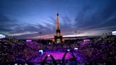 Beach volleyball at Eiffel Tower stadium draws crowds looking for perfect social media post