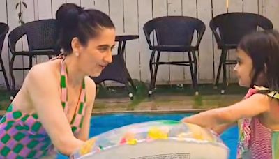 Pool Days Are Fun Days When Sanjeeda Shaikh And Her Daughter Ayra Are Each Other's Company