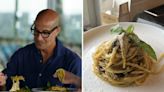 Stanley Tucci shared a TikTok of himself making pasta casserole and eating it at 10 a.m., and his fans are — per usual — going nuts