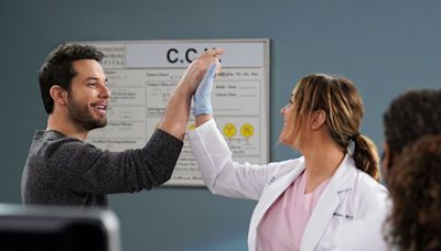 Skylar Astin praises 'Grey's Anatomy' writers for that 'sex bear' plotline