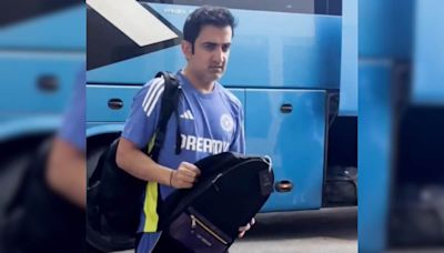 Gautam Gambhir Carries Souvenir From KKR In First Practice As India Head Coach - Watch | Cricket News