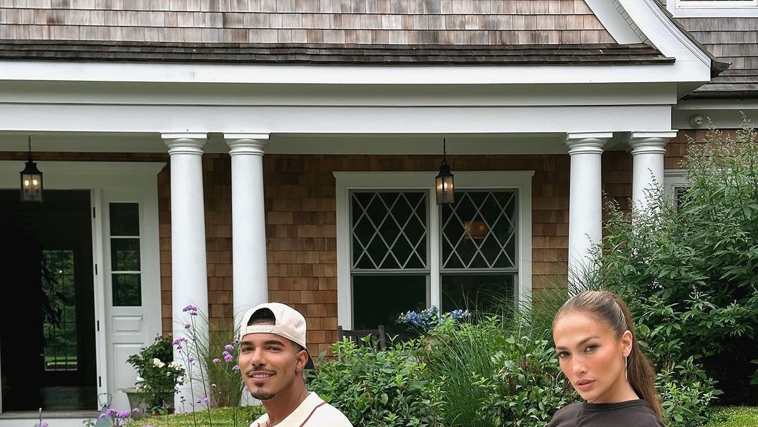 Jennifer Lopez Adopts a Preppy Hamptons Look for Her Bike Ride with Friends