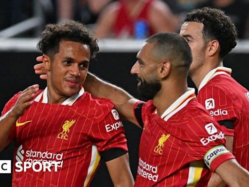 Liverpool 2-1 Arsenal: Mohamed Salah and Fabio Carvalho score in pre-season win