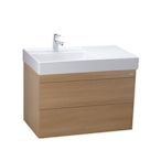 《振勝網》Caesar 凱撒衛浴 LF5382 /EH05382DW 80cm 檯面式瓷盆浴櫃組 雙抽屜木紋 不含龍頭