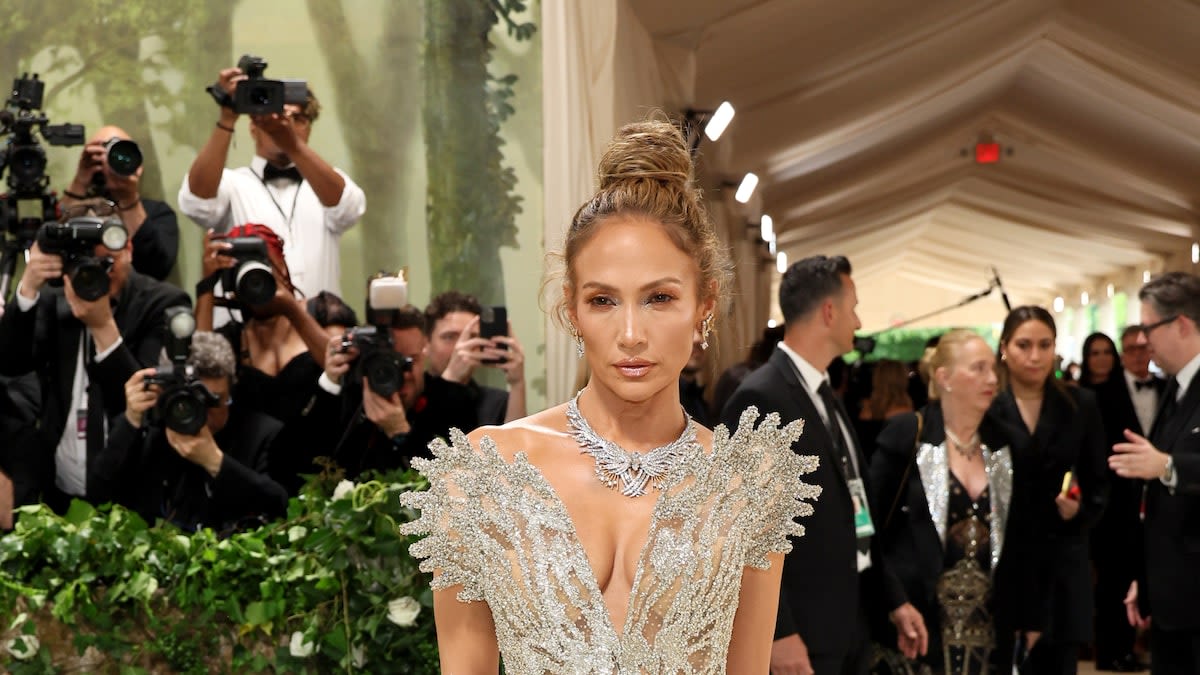 Met Gala 2024: Jennifer Lopez Stuns in Sheer Custom Schiaparelli Dress