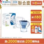 德國BRITA Marella 馬利拉濾水壺 3.5L(含MxPro 全效型濾芯x1)(藍/白)