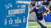 Tom Kennedy leads the NFL in preseason receiving yards