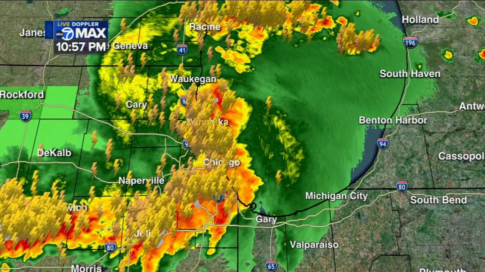 Chicago weather: Severe storms move across area