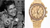 An Apollo 12 Astronaut’s Ultra-Rare Gold Omega Speedmaster Is Up for Grabs