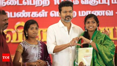 Vijay says Tamil Nadu lacks good leaders, asks students to say no to temporary pleasures | Chennai News - Times of India