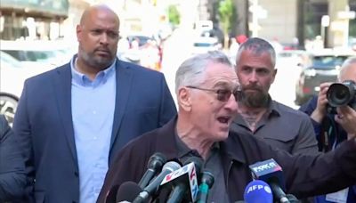 Tempers flare as Robert DeNiro clashes with Trump supporter outside hush money trial